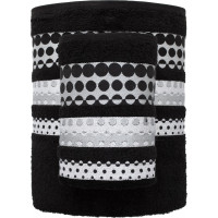 Bavlnený uterák SILVER - 70x140 cm - 500g/m2 - čierny