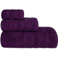 Bavlnený uterák EVA - 30x50 cm - 450g/m2 - tmavo fialový