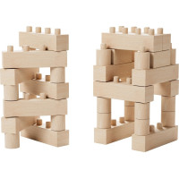 Walachia Drevená skladacia stavebnica Construct easy box 138 dielov