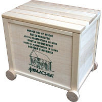 Walachia Drevená skladacia stavebnica Construct easy box 138 dielov