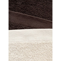Bavlnený uterák BOHO - 70x140 cm - 500g/m2 - krémový