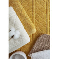 Bavlnený uterák RELIEF - 30x50 cm - 500g/m2 - krémový