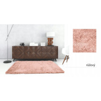 Detský plyšový koberec MAX - ružový - 180x270 cm