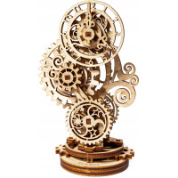 UGEARS 3D puzzle Steampunkové hodiny 2.0, 40 dielikov