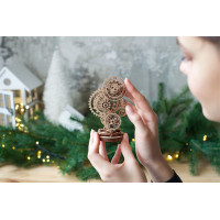 UGEARS 3D puzzle Steampunkové hodiny 2.0, 40 dielikov