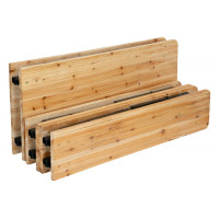 Pivný záhradný set LAGER - stôl + 2 lavice 220 cm