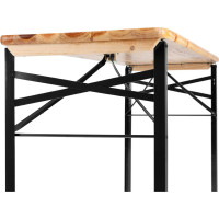 Pivný záhradný set PORTER - stôl + 2 lavice