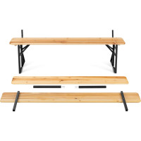 Pivný záhradný set PORTER - stôl + 2 lavice
