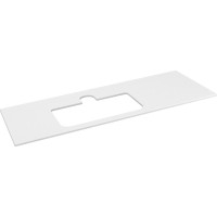 Sapho BRAHEA doska rockstone s otvorom 131, 6x51, 5cm, ľavá, biela mat BT132-0101-L
