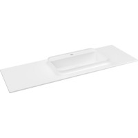 Sapho BRAHEA umývadlo 131, 6x51, 5cm, rockstone, pravé, biela mat BT132R