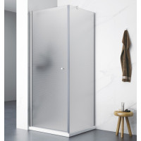 Aqualine PILOT štvorcový sprchovací kút 1000x1000 mm, sklo Brick PT100-01