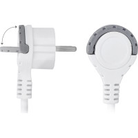 Solight 2z + USB A + C 17W, cestovný predlžovací prívod 1.5m, biely