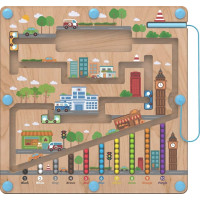2Kids Toys Magnetická hracia doska City