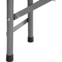 Skladacia cateringová lavica RATTAN 180 cm - čierna
