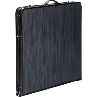 Campingová zostava TRAMP BLACK WOOD 120x60 cm - čierna