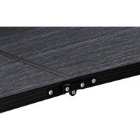 Campingová zostava TRAMP BLACK WOOD 120x60 cm - čierna
