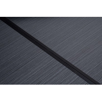 Campingová zostava TRAMP BLACK WOOD 120x60 cm - čierna