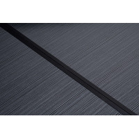 Campingová zostava TRAMP BLACK WOOD 120x60 cm - čierna