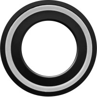 Sapho Kovová podložka medzi umývadlo a dosku, výška 10mm, čierna mat TY6401B