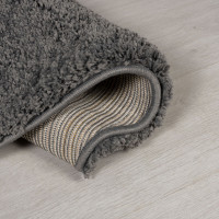 Kusový koberec Shaggy Teddy Charcoal štvorec