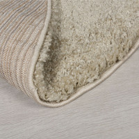 Kusový koberec Shaggy Teddy Natural štvorec