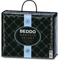 Prikrývka na posteľ BEDDO Velvet 170x210 cm - tmavo modrý