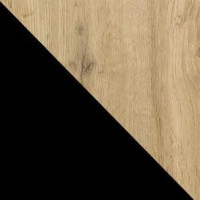 Regál LAMELO LA4 - dub wotan/čierny