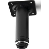 Aqualine KERAMIA FRESH výškovo nastaviteľná nožička, výška 100-110mm, čierna mat 10077B