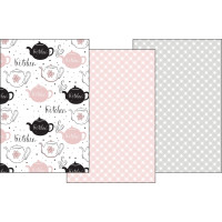 Sada bavlnených utierok 3 ks KUKE - 40x60 cm - Čajová kanvica