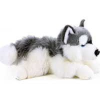 Rappa Plyšový pes husky ležiaci 30 cm