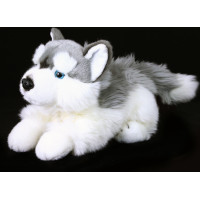 Rappa Plyšový pes husky ležiaci 30 cm