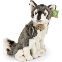 Rappa Plyšový vlk s mláďaťom 27cm ECO-FRIENDLY
