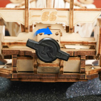 RoboTime 3D drevená skladačka Závodné auto