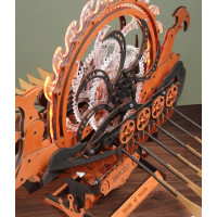 RoboTime 3D drevená skladačka Vikinská dračia loď