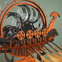 RoboTime 3D drevená skladačka Vikinská dračia loď