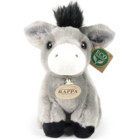 Rappa Plyšový somár sediaci 18 cm ECO-FRIENDLY