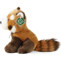 Rappa Plyšová panda červená sediaca 18 cm ECO-FRIENDLY