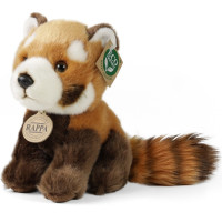 Rappa Plyšová panda červená sediaca 18 cm ECO-FRIENDLY