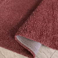 Kusový koberec Shaggy SANTO - červený