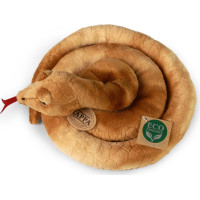 Rappa Plyšový had hnedý 90 cm ECO-FRIENDLY