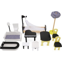 KIK Drevený domček pre bábiky 122cm