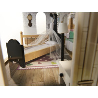 KIK Drevený domček pre bábiky 122cm