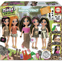 EDUCA Kreatívna sada My Model Doll Design: Divoké princezné