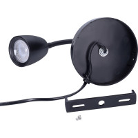 Solight LED nástenná lampička, stmievateľná, 4W, 280lm, 3000K, čierna