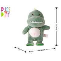 Plyšový interaktívny Dinosaurus Max - zelený
