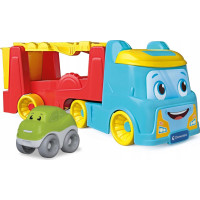 CLEMENTONI BABY Veselý kamión na prepravu prevracacích autíčok