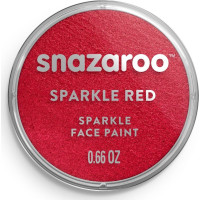 SNAZAROO Farba na tvár Trblietavá Červená (Sparkle Red) 18ml