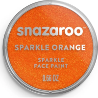 SNAZAROO Farba na tvár Trblietavá Oranžová (Sparkle Orange) 18ml