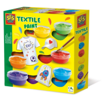 SES Farby na textil 6 ks