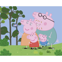 DINO Obrázkové kocky Prasiatko Peppa: Veselý deň, 20 kociek